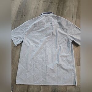 American Eagle Outfitters Light Blue Casual Shirt